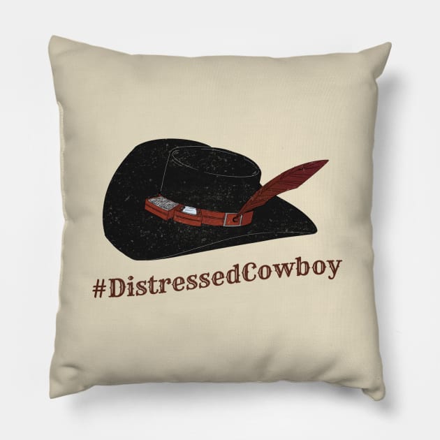 #DistressedCowboy Pillow by Quest Friends!