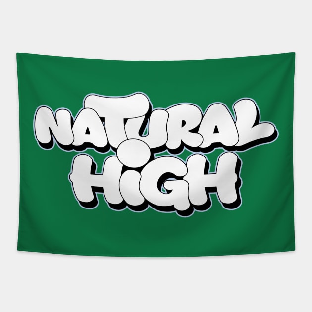 Natural High Graffiti letters style Tapestry by Love Wild Letters