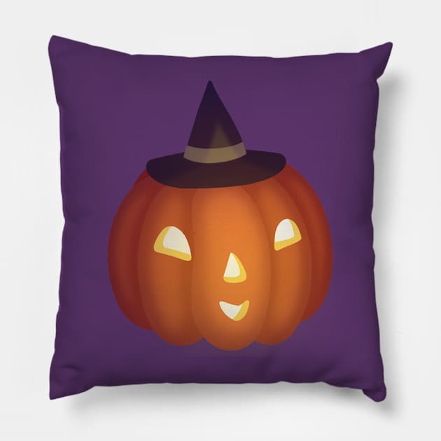 Little Witch Pumpkin Pillow by NofrooF