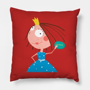 princess girl design Pillow