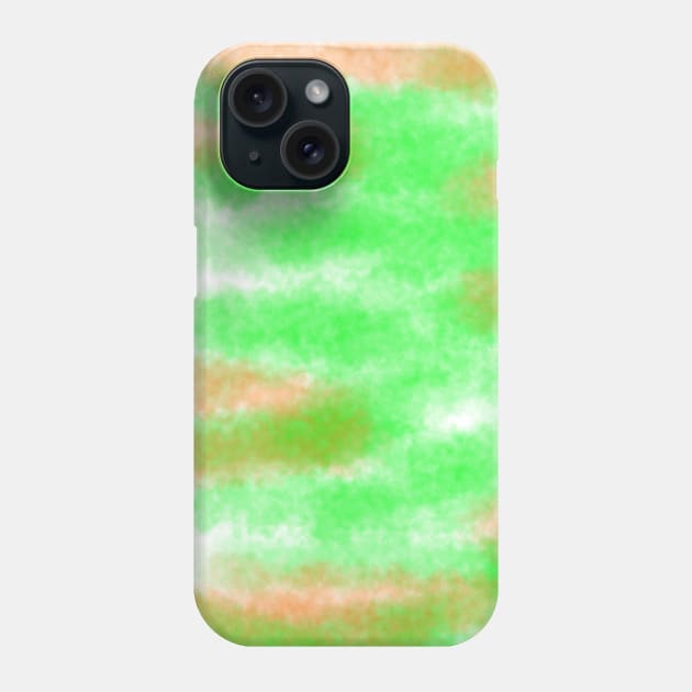 Green red watercolor handpainted abstract art Phone Case by Artistic_st