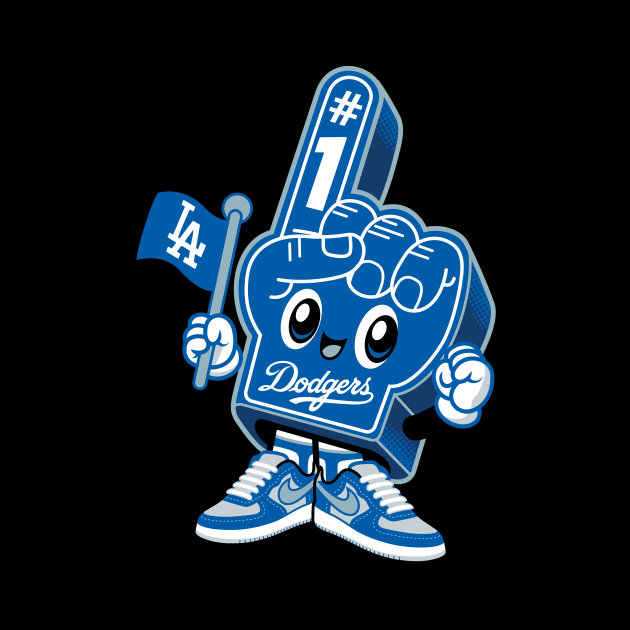 Mr. Dodger Foam Finger by ElRyeShop