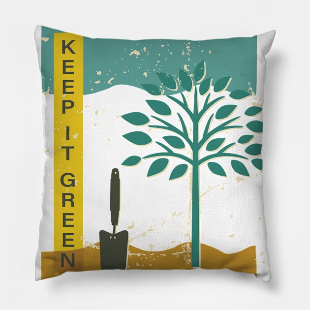 Let It Grow Pillow by SWON Design