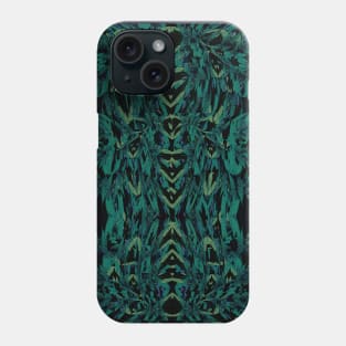 Gothic Feathers- Mixed Media Collage Phone Case