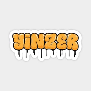 YINZER GRAFFITI (GOLD) Magnet