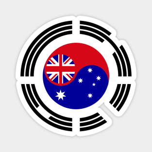 Korean Australian Multinational Patriot Flag Series Magnet
