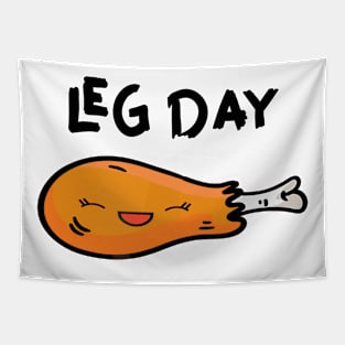 Leg Day Fitness Turkey Thanksgiving Tapestry