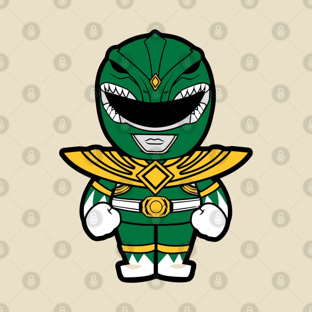 Green Ranger Chibi by PatrickPollardArtworks