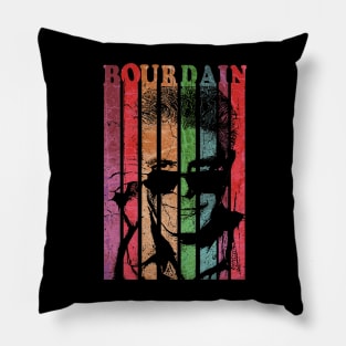 bourdain sunglasses//Retro Vintage aesthetic Pillow