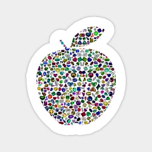 Colorful Apple Magnet