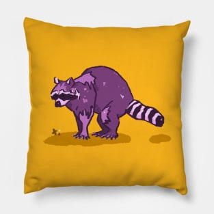 akword racoon Pillow