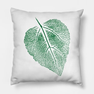 Leaf Linden Tree - Imprint Leaves Design Pillow