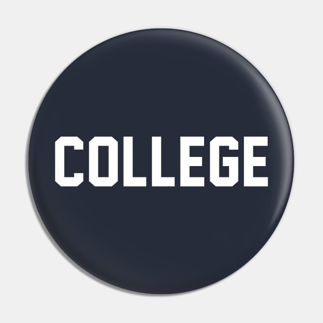 COLLEGE Pin by JP