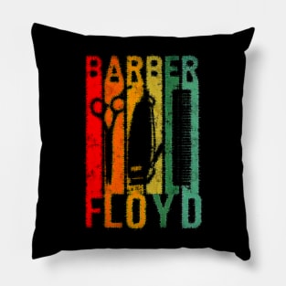 floyd the barber colorful design Pillow