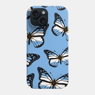 Argentina Flag Butterfly Pattern Pride of Argentina Football Phone Case