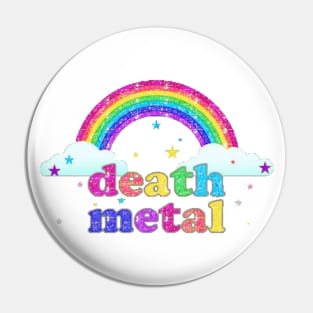 Aesthetic death metal Pin