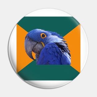 Paranoid Parrot Pin