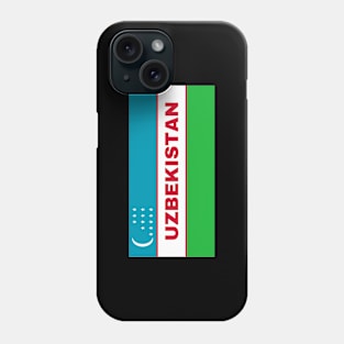 Uzbekistan Flag Phone Case