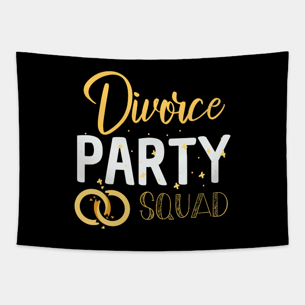 Divorce party squad Tapestry by Tecnofa