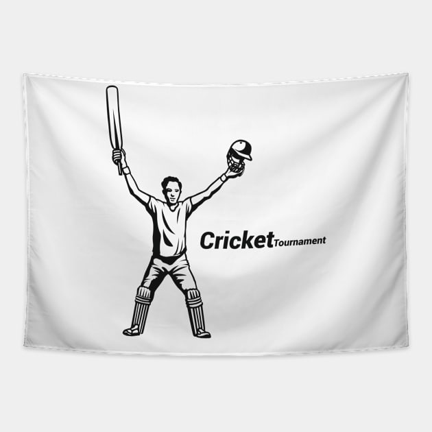 Cricket Victory Tapestry by Whatastory