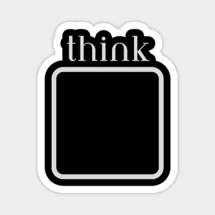 Think outside the box Magnet