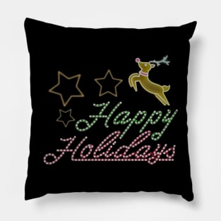 Happy holidays Pillow