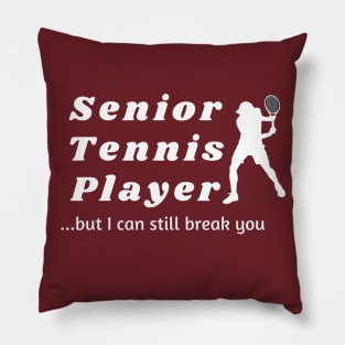 Senior tennis player Pillow