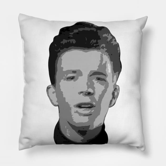 Rick Astley Pillow by djhyman