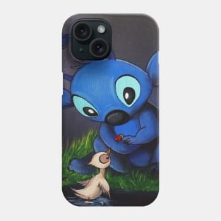 stitch duck Phone Case