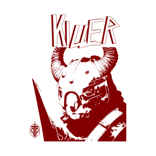 Killer Koala - Barbarians of the Storm - Character - Crimson Logo T-Shirt T-Shirt