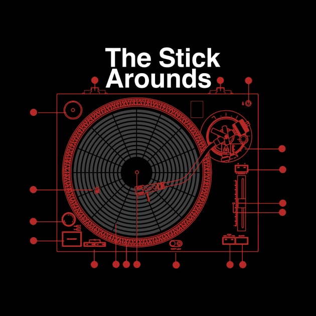 Stick Arounds Stereo Tee by The Stick Arounds