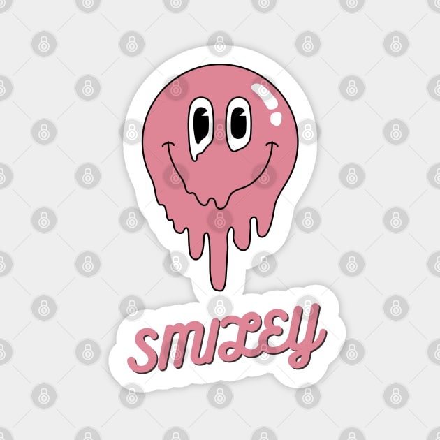 This Preppy Melted Smile Sticker Is High Quality And Cheap.