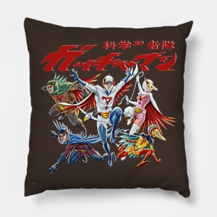 gatchaman vintage movie 2 version Pillow