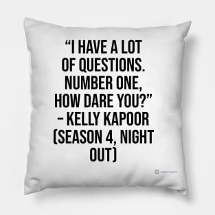 the office funny quote Pillow