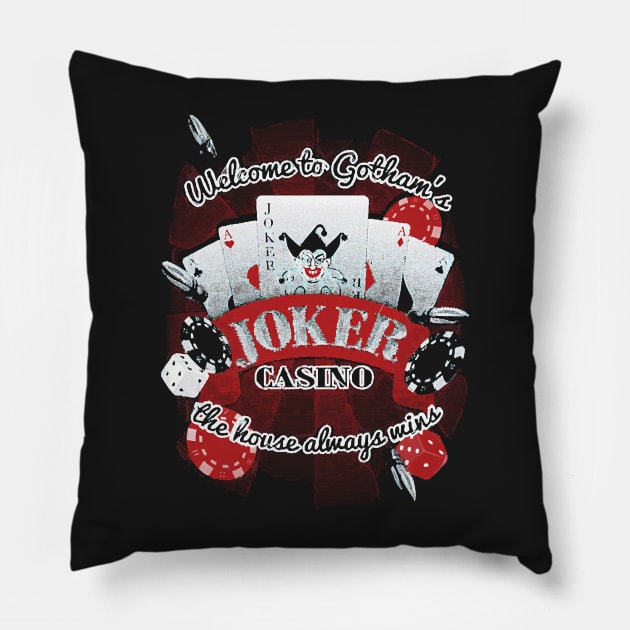 Joker Casino Pillow by nnHisel19