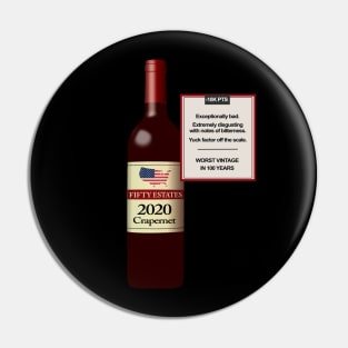 Funny Exceptionally Bad 2020 Wine Review-2020 Bad Year Parody Pin