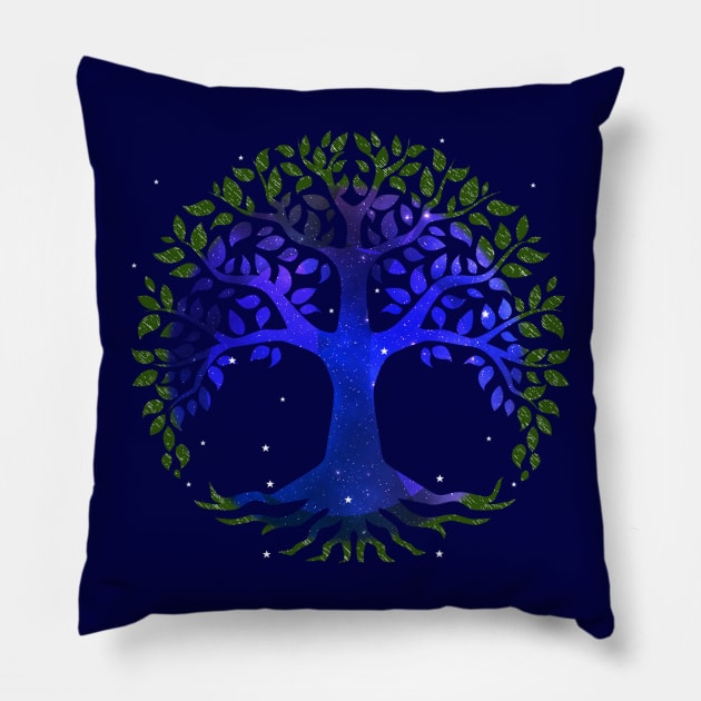 Magical Stars Tree Pillow by emma17