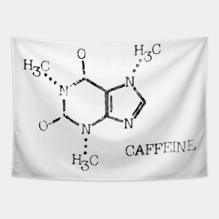 Caffeine molecule Tapestry