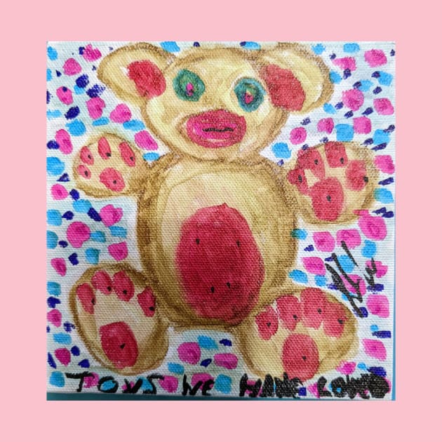 Teddy bear toy we have loved by JudyOriginalz