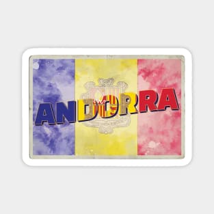 Andorra Vintage style retro souvenir Magnet