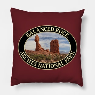 Balanced Rock at Arches National Park in Moab, Utah Pillow