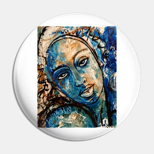 La fee blue Pin