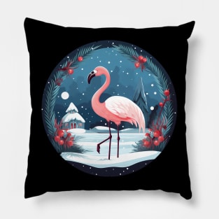 Flamingo Flock Sunset, Love Flamingos Pillow