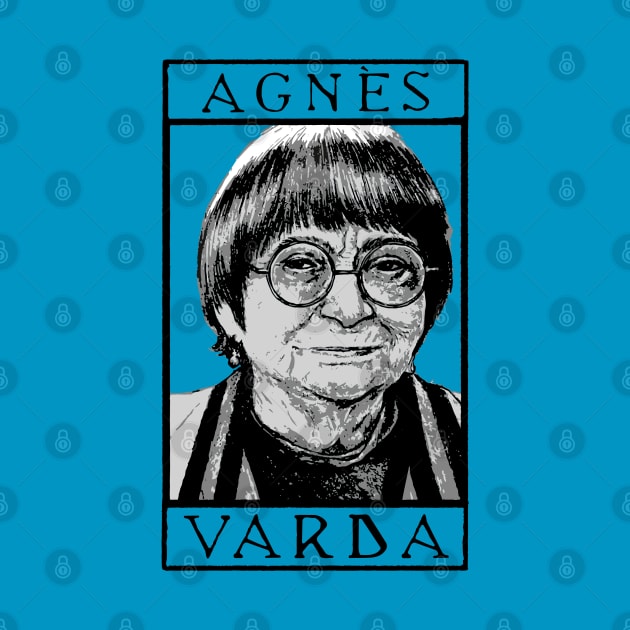 Agnès Varda by Portrait Art