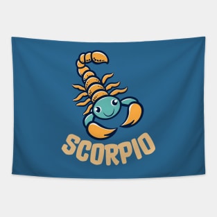 Scorpio Zodiac Sign Tapestry