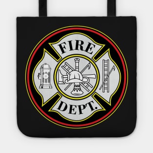 Fire Department Firefighters Badge Tote