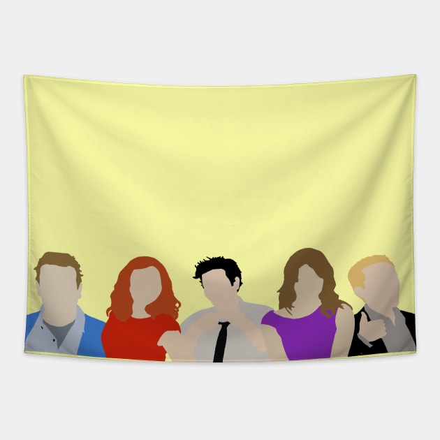 HIMYM (Minimalist Print) Tapestry by tytybydesign