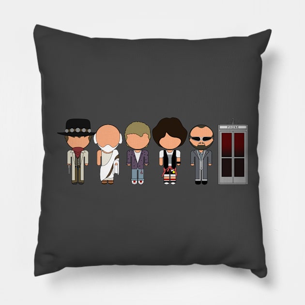 More Bill and Ted's Excellent Icons - "Vector Eds" Pillow by TwistedKoala