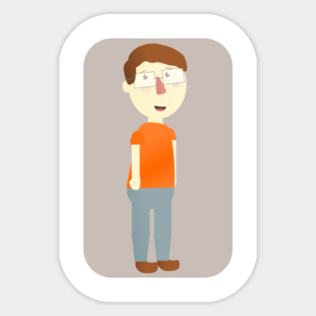 Limited Edition Exclusive Guy With Glasses Cartoon Guy With