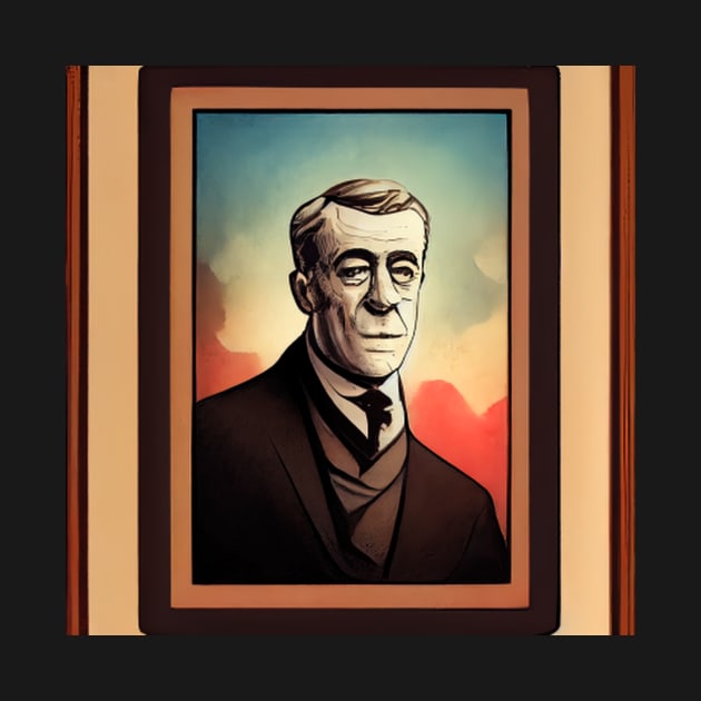 Woodrow Wilson | Comics style by ComicsFactory